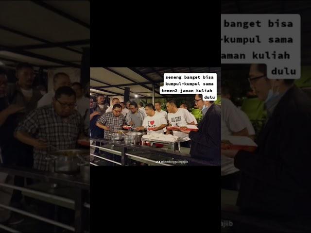 ACARA REUNIAN ALUMNI ITS DENGAN KAMBING GULING AJIIB YANG SERU BANGET