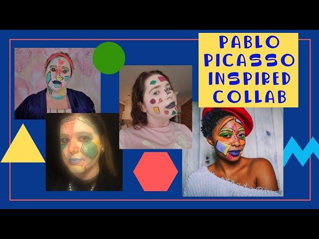 TUTORIAL: Pablo Picasso Inspired Makeup Collaboration with Shelly Ślączka, PurplePinkRed & Rae Young