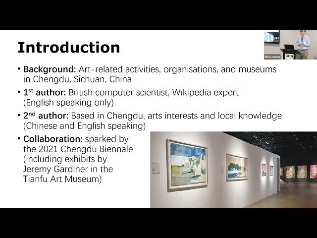 The Chengdu Biennale and Wikipedia Art Information