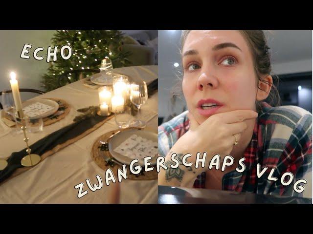 ONZEKER GEVOEL & KERST DINER / ZWANGERSCHAPS VLOG 3