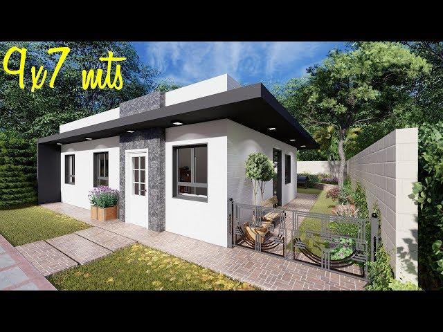 Casa de 9x7 metros con 3 dormitorios