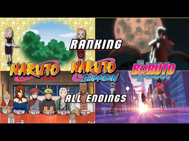 Ranking All Naruto Series Endings (Part 1, Shippuden & Boruto)