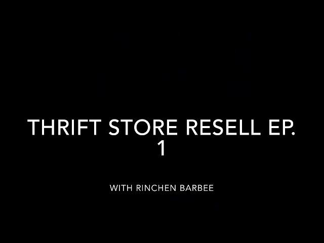 Thrift store resell ep. 1