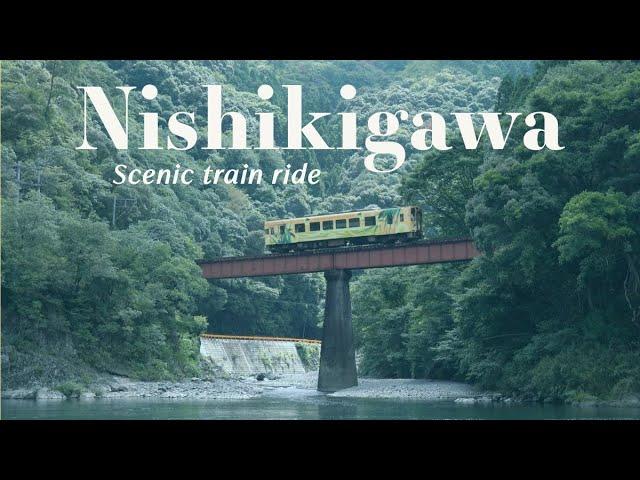 Japan countryside by train / Nishikigawa Seiryu Line