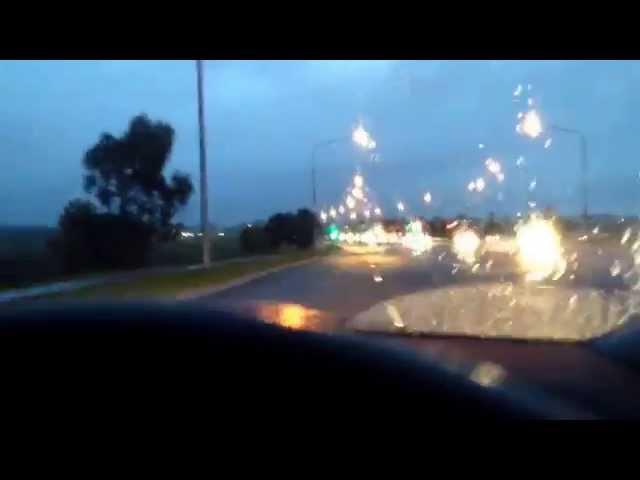 iphone 5 test - driving along gungahlin drive