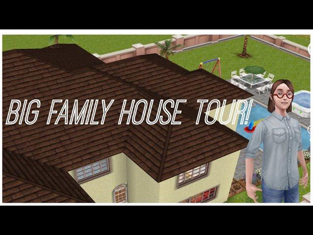 Big Family House Tour | Sims Freeplay