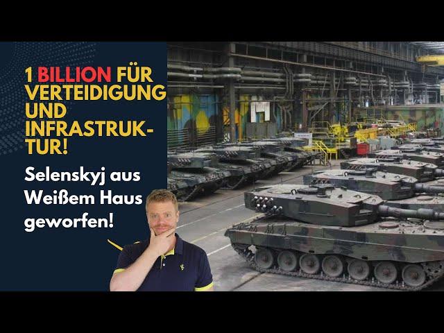 1 BILLION neues "Sondervermögen"! Selenskyj aus WH geowrfen! Ukraine Lagebericht (421) und Q&A