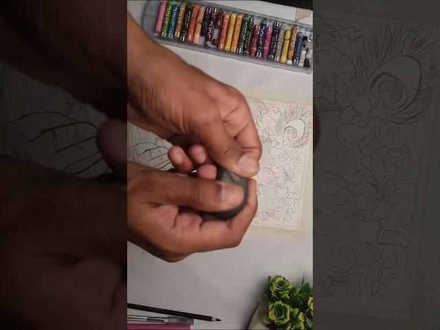 Shree Krishna Drawing ,Part 2,#shorts #drawing #krishna #art