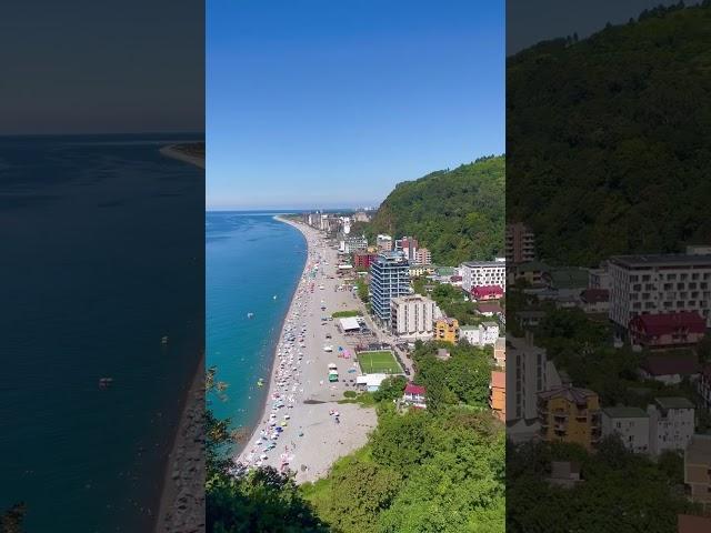 Georgia, kvariati black sea coast is beating in summer ️