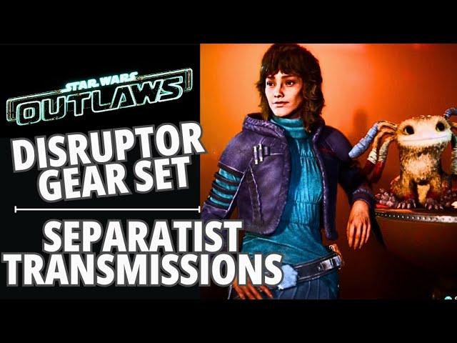 Separatist Transmissions | Disruptor Gear Set - Star Wars Outlaws (PS5, 2K 60FPS)