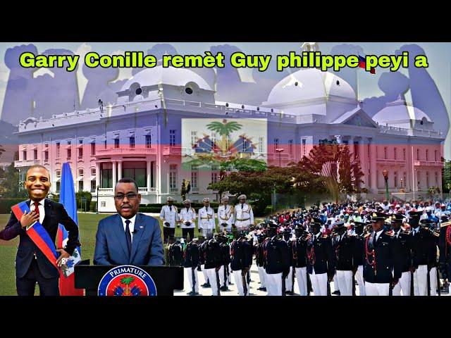 13 juin 2024 Enstalasyon Guy Philippe prezidan peyi Dayiti Garry Conille revoke tout manb konsèy la