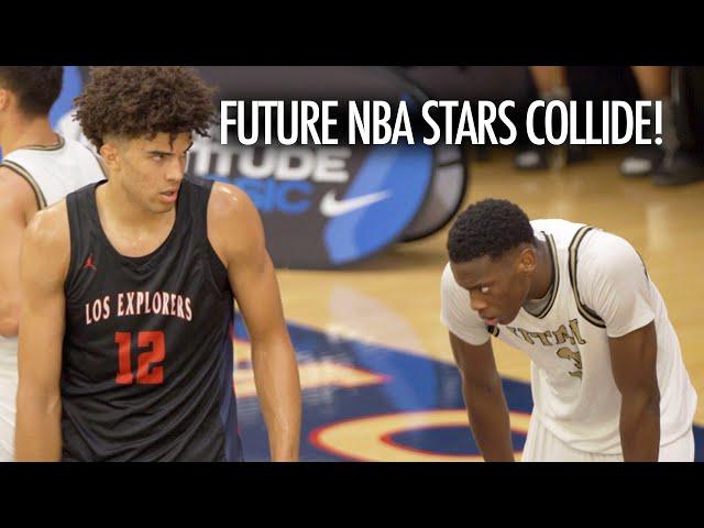 #1 Player AJ Dybantsa vs #2 Cameron Boozer Face Off in Front of NBA Scouts Mic’d Up!