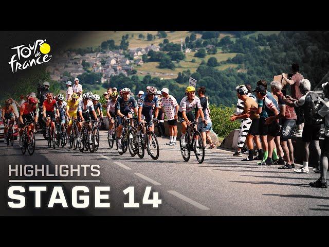 Tour de France 2024, Stage 14 | EXTENDED HIGHLIGHTS | 7/13/2024 | Cycling on NBC Sports