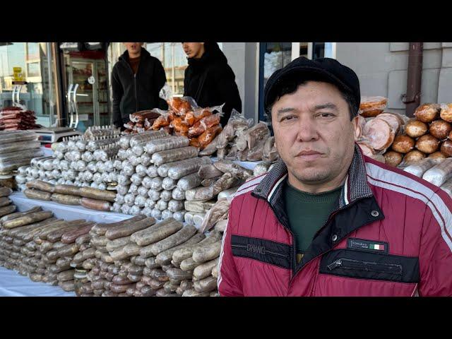 500 Тонн в неделю на одной только Улице! Узбекская колбаса- Казы! Самое большое производство в Мире!