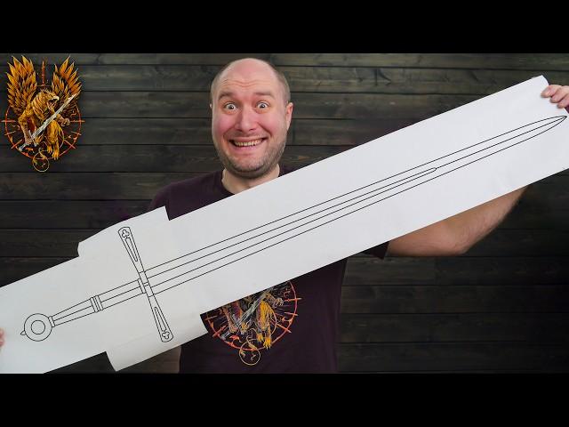 Forging A 20-Pound Mind-Blowing Damascus Sword