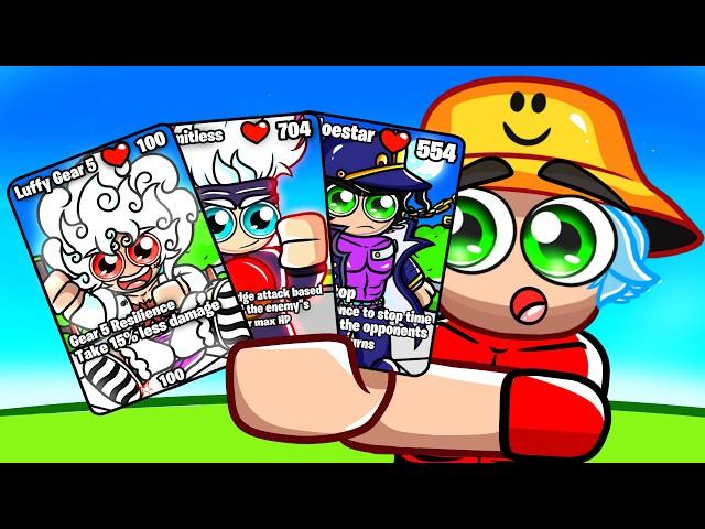 Spending $100,000 ROBUX for RAREST Anime Cards in Roblox RNG