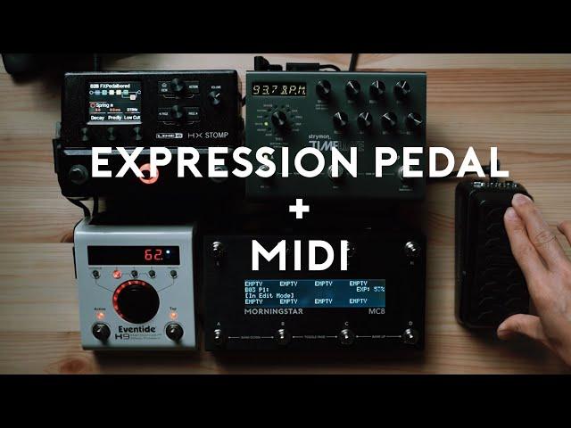 Using an Expression Pedal together with MIDI - Morningstar MIDI Controller