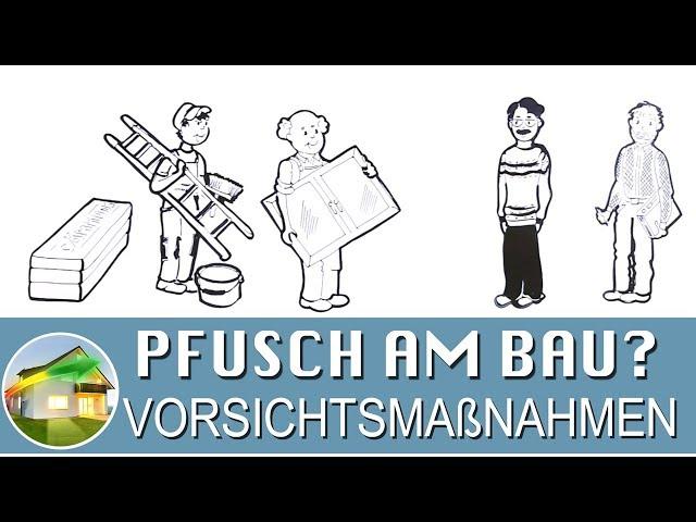 Baubegleitung - Pfusch am Bau vermeiden