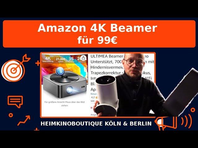 Günstige 4K Beamer von Amazon im Test, ULTIMEA Apollo P40 Beamer für 199€ und Magcubic für 99€