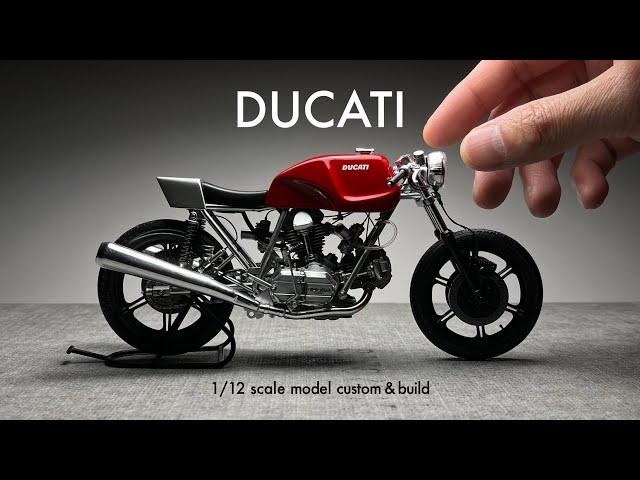 Building Tamiya 1/12 DUCATI 900 MHR Scale Model Custom