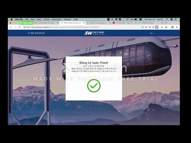 Đăng Ký Tài Khoản SkyWay 100% Thành công (Dễ Hiểu An Toàn)
