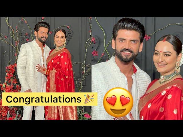 Sonakshi sinha Zaheer First Vidoe after getting married Congratulations  To Both ️