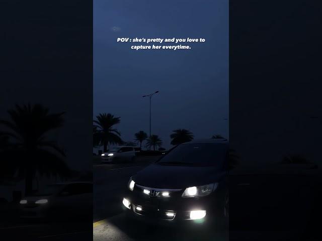 ️ #carcommunity #civiclovers #automobile #cartok #civicclub #trending #edit #night #civic #viral