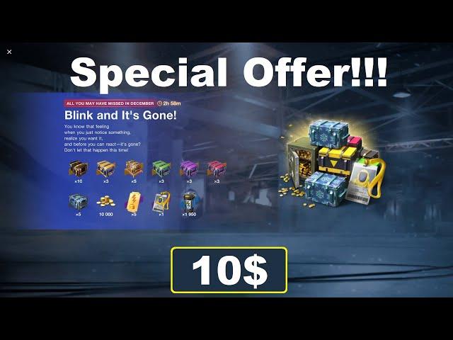 World of Tanks Blitz Exclusive New Year Offer - Opening All Containers!!! So Much GOLD!! and Waffen?