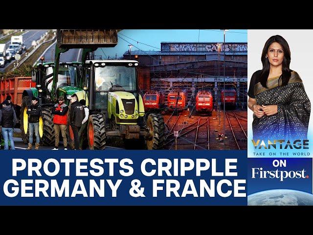 Germany & France Brought to a Standstill by Farm & Rail Workers | Vantage with Palki Sharma