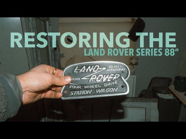 The Start of The Land Rover Restoration