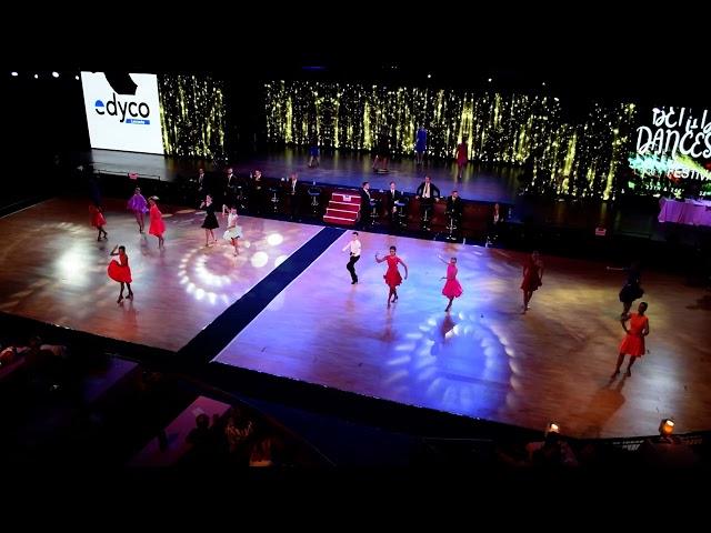 Samba, cha- cha-cha, jive. Benidorm dancesport festival 2023. Benidorm Palace.