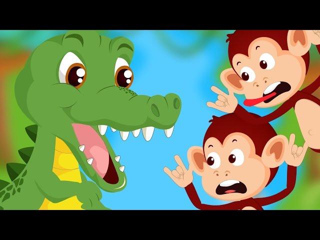 Five Little Monkeys Swinging In A Tree  | 5 Little Monkeys Swinging In A Tree Song | Monkeys Rhyme