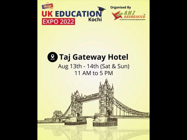 Mega UK Education Expo 2022 at Taj Gateway Hotel, India | AHZ Associates