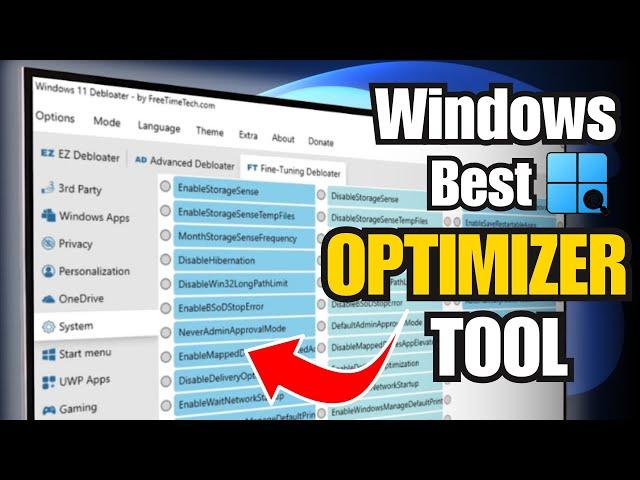 This is ONE of the BEST FREE Tool for Windows 11 Optimization