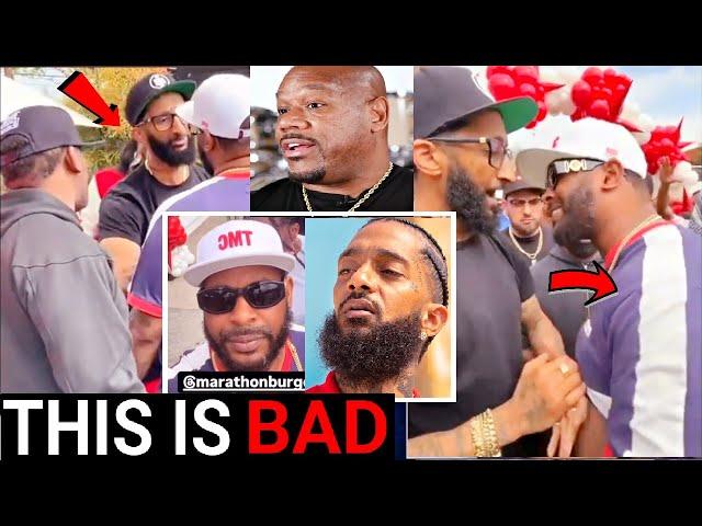 NO BURGERS FOR YOU! Blacc Sam BANNED Crip Roccstar 2800 From NIPSEY HUSSLE Marathon Because WACK 100