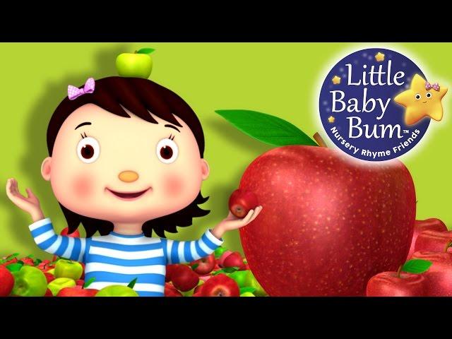 Apple Song - Healthy Foods | Nursery Rhymes for Babies by LittleBabyBum - ABCs and 123s