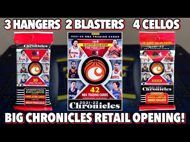 I finally found Chronicles Retail at Target! Opening 2021-22 Blasters, Cello/Value Packs, & Hangers!