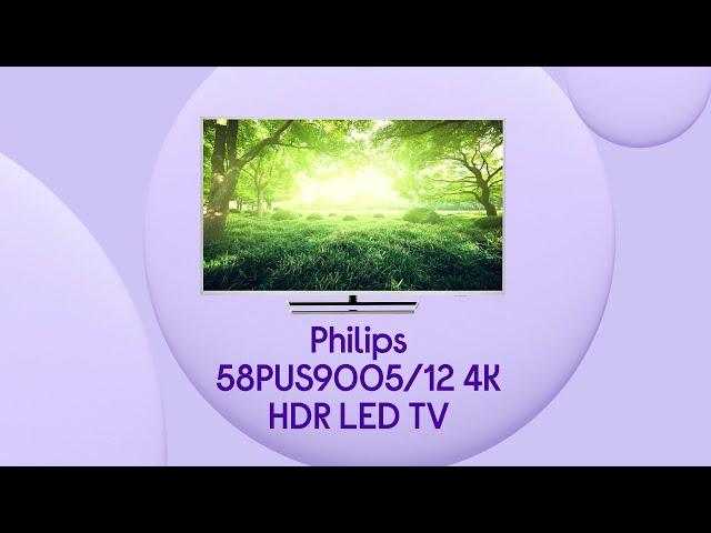 Philips 58PUS9005/12 58" LED TV with Google Assistant | Product Overview | Currys PC World