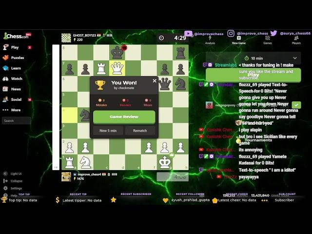 playing chess ! can we hit 2100 ! @improvechess live stream ! #chess#chess_live#improve_chess