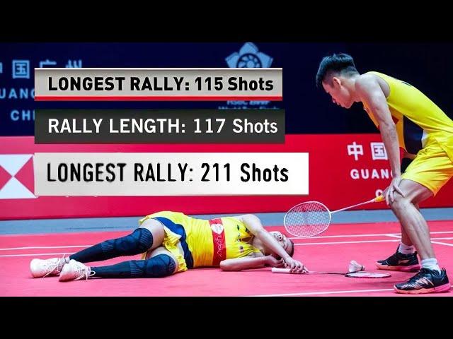 World's Longest Badminton Rally in each Discipline