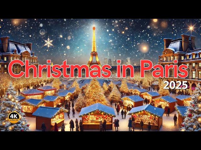  Christmas in Paris: A Magical Walking Tour | Louvre, Eiffel Tower, Holiday Markets etc.