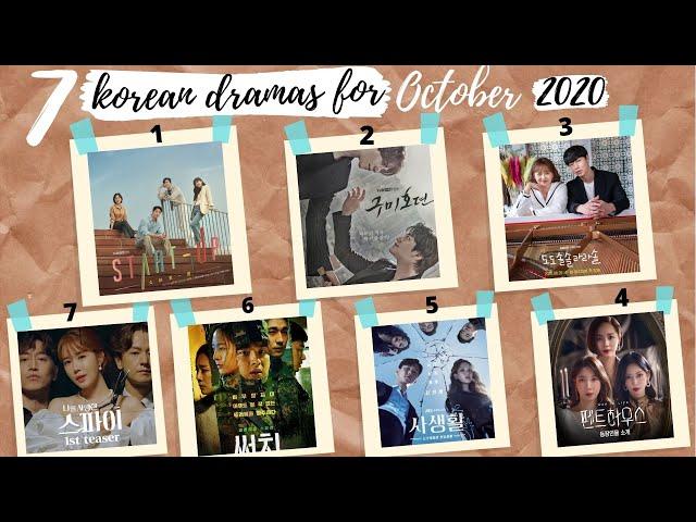 Korean Drama List To Watch This October 2020