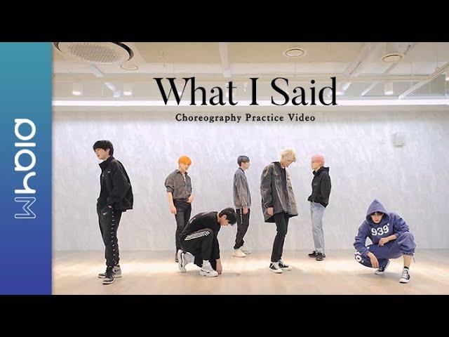 VICTON 빅톤 'What I Said' 안무 연습 영상 (Choreography Practice Video)