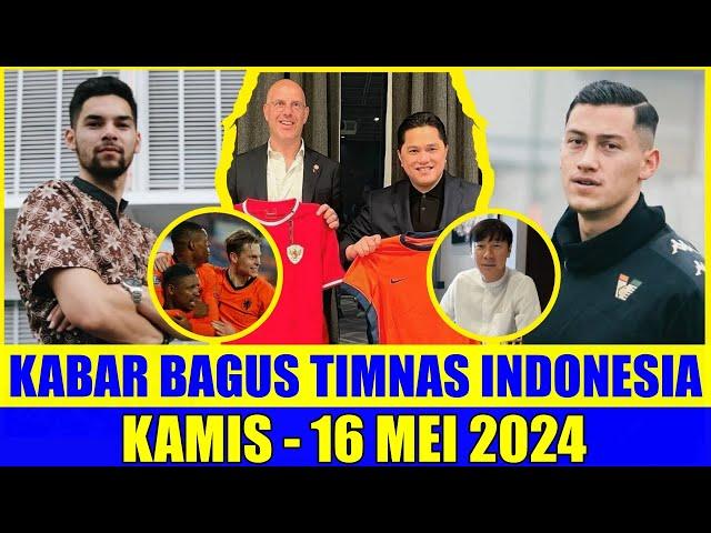 LANGSUNG VIRAL DI EROPA?! 9 BERITA TIMNAS HARI INI 16/05/2024 Kabar Timnas Indonesia Terbaru----