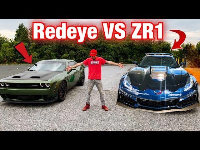 1000hp Hellcat Redeye Races LMR FBO C7 ZR1! *streetspeed717*