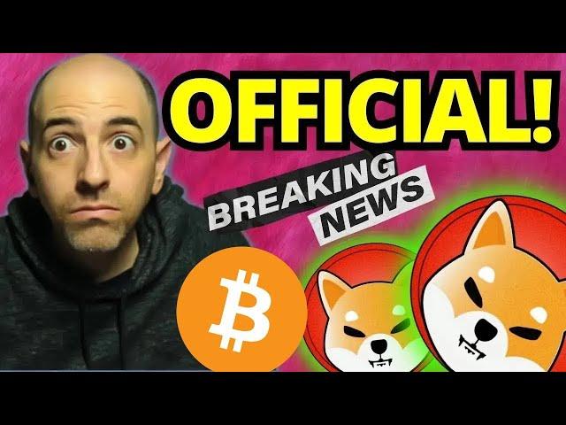 BREAKING CRYPTO NEWS! CONGRATULATIONS IT'S OFFICIAL!