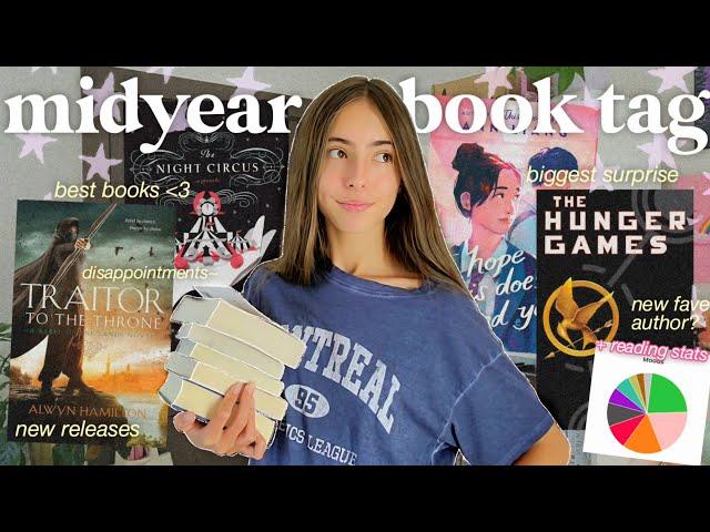 MID-YEAR BOOK FREAKOUT TAG ⭐️ new favorites, disappointments, reading stats, & more