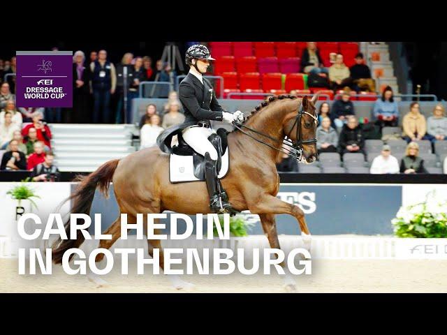 Swedish Dressage Sensation Carl Hedin at the FEI Dressage World Cup™ Gothenburg 2024