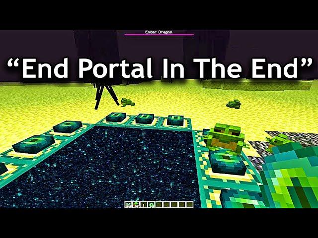 Minecraft 1.19.2, But I Made An End Portal In The End... #shorts