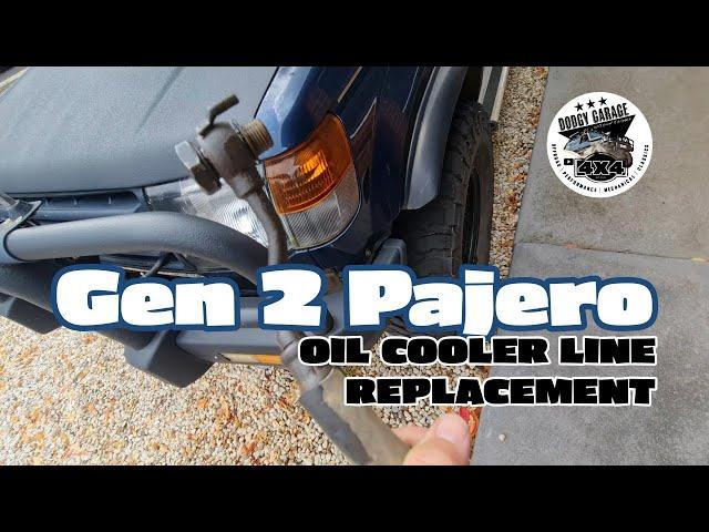 DODGY GARAGE | 6G74 3.5ltr DOHC Oil Cooler Hoses for the Gen 2 Pajero